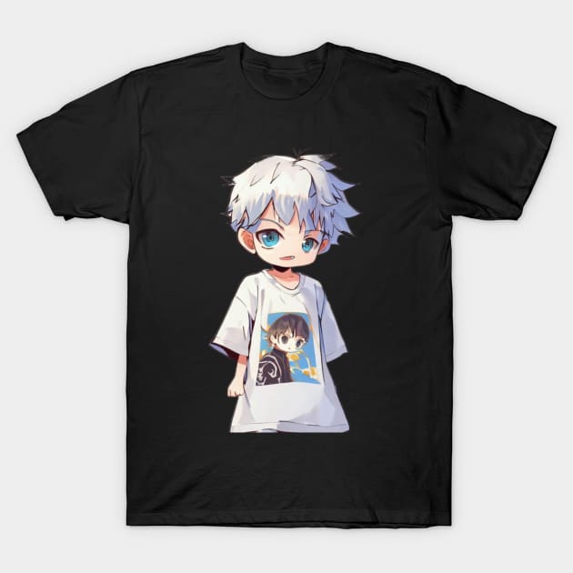 Hip hop style anime boys funny T-Shirt by Yonfline